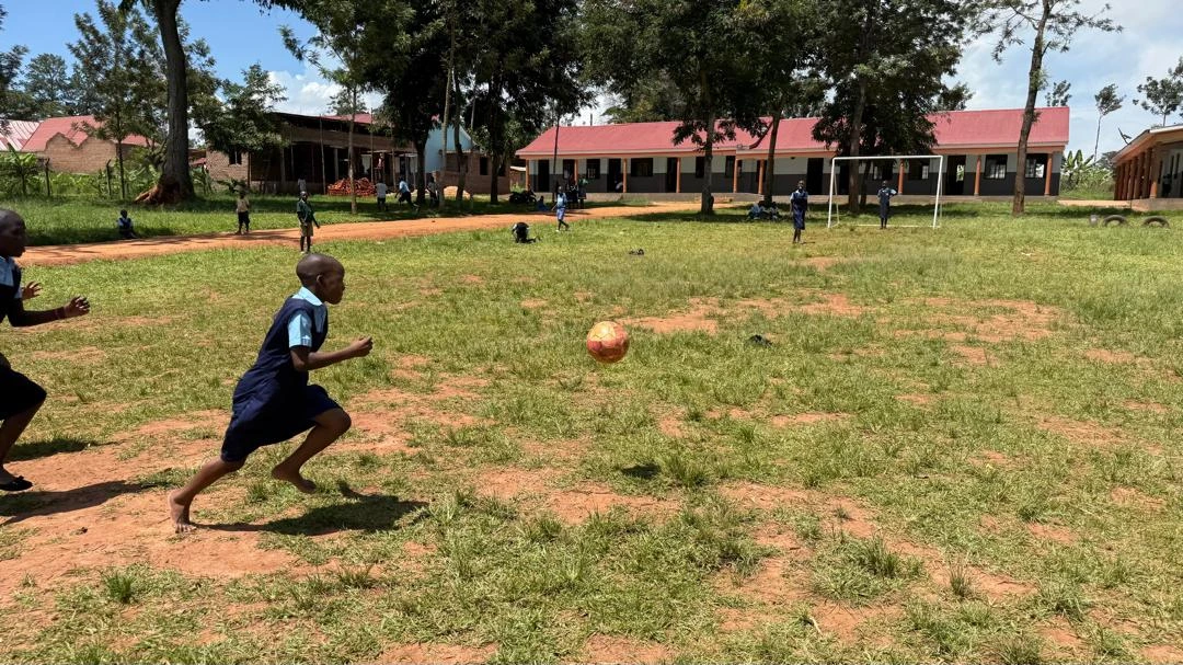 Students playing Football